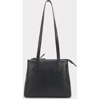 Lloyd Baker London Zip Top Genuine Leather Tote Bag, Shoulder Bag, Women’s leather Handbag, HAMPI (NAVY)