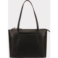 Lloyd Baker Spacious Tote Shoulder Bag - Catria - Leather Shoulder Workbag (BLACK)