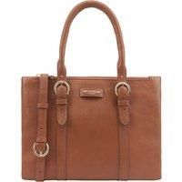 Paul Costelloe Women's Salween Leather Multi Way Bag in Brown