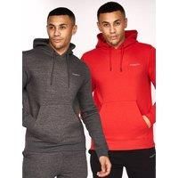 Crosshatch Mens Sweatshirt/Hoodie Jacket Tops with Pockets Size from S,M,L,XL,XXL(Traymax/S/Red/Charcoal)