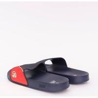 Crosshatch Men/'s VENTAMOORE EasySlide Sliders Pool & Beach Slippers (Size- 9-Navy/Red)