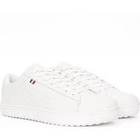 Crosshatch Gleaton Mens Casual Designer Smart Sneakers Trainers White