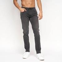 Crosshatch Mens Regular Fit Straight Fit Jeans Pants All Waist & Leg Sizes from 30W to 40W(Dark Charcoal&38W/34L)