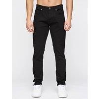 Crosshatch - Mens Essentials Buraca Classic Slim Fit Jeans(Buraca/Black Wash-W34/32L)