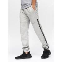 Crosshatch Apollo Mens Casual Everyday Fashion Bottoms Pants Joggers Grey