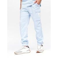 Crosshatch Holdouts Mens Casul Fashion Designer Bottoms Joggers Blue