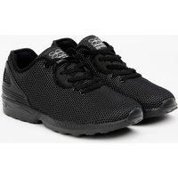 Crosshatch Bekele Mens Classic Fitness Casual Retro Trainers Sneakers Black
