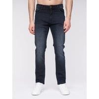Henleys - Mens /'Craze/' Denim Comfort Straight Leg Jeans (UK, Waist & Inseam, 32, 32, Blue Black)