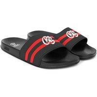 Crosshatch Hamlax Mens Sliders Summer Beach Sandal Pool Footwear Black