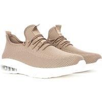 Crosshatch TREVEL Mens Traniers Sneaker, Stone, 8 UK