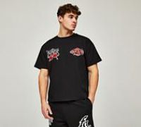 Forever Club Skulla T-Shirt - Black - Size XS