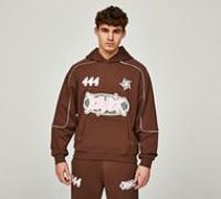 Forever Club Raze Overhead Hoodie - Brown - Size XS