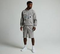 Forever Club Raze Fleece Short - Grey - Size S