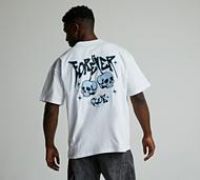 Forever Club Skulla T-Shirt - White - Size XL