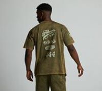 Forever Club Victor Washed T-Shirt - Green - Size XL