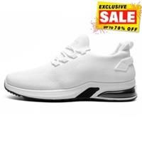 Crosshatch Sandholt FlyKnit Mens Trainers Designer Shoes Casual Sneakers White