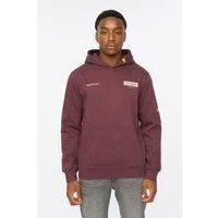 Duck&Cover Men's Marsak V2 Hoodie in Burgundy | Size: Large