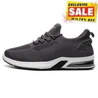 Crosshatch Sandholt FlyKnit Mens Trainers Designer Shoes Casual Sneakers Grey