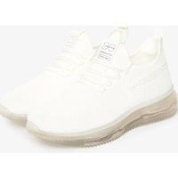 Crosshatch Matfen FlyKnit Mens Trainers Designer Shoes Casual Sneakers White