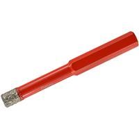 Minotaur Diamond Tile Drill Bit 8 x 80 mm in Red