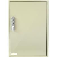 Codelocks Key Secure By Original Key Cabinet with KL1000 Digital Lock 50 Padlock Hooks in Light Grey Steel