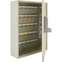 Codelocks Key Secure By Original Key Cabinet with CL2255 Electronic Lock 50 Padlock Hooks in Light Grey Steel
