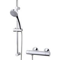Ebb and Flo Ebb + Flo Cool Touch Thermostatic Bar Mixer Shower in Chrome Brass