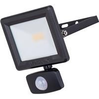 Wessex Electrical Wessex LED PIR Floodlight IP65 10W 1200lm 4000K in Black Rubber