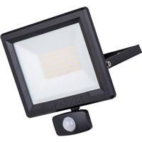 Wessex Electrical Wessex LED PIR Floodlight IP65 50W 6000lm 4000K in Black Rubber