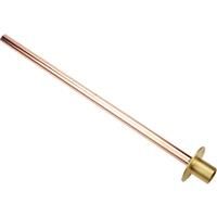 Made4Trade Wall Plate & Tube 15mm x 450mm Brass