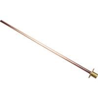 Made4Trade Wall Plate & Tube 15mm x 600mm Brass