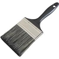 Unbranded Shed & Fence Paint Brush 4" in Black Steel