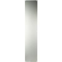 Lockworks Satin Aluminium Kick Plate 750 x 150mm in Chrome