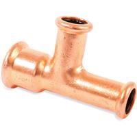 Made4Trade Press Fit Reducing Tee 28 x 22 x 22mm Copper