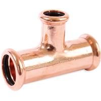 Made4Trade Press Fit Reducing Tee 28 x 22 x 28mm Copper