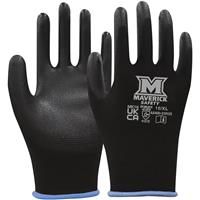Maverick Safety MK16 Precision Work Gloves X-Large (Pair) in Black