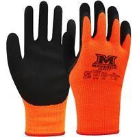 Maverick Safety MK07 Thermal Work Gloves Large (Pair) in Orange/Black Acrylic