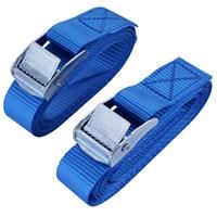 Minotaur Cam Buckle Strap 25mm x 2.5m (2 Pack) in Blue