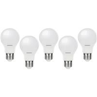 Wessex Electrical Wessex LED A60 GLS Bulbs 5.9W ES Warm White 806lm (5 Pack) Plastic