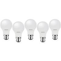 Wessex Electrical Wessex LED A60 GLS Bulbs 5.9W BC Cool White 806lm (5 Pack) Plastic