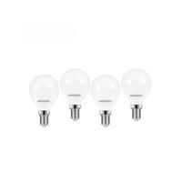 Wessex Electrical Wessex LED Frosted Mini Globe Bulb Lamps 1.8W SES Warm White 250lm (4 Pack) Plastic
