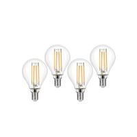 Wessex Electrical Wessex LED Filament Mini Globe Bulb Lamps 1.8W SES Warm White 250lm (4 Pack)