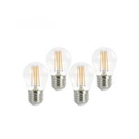 Wessex Electrical Wessex LED Filament Dimmable Mini Globe Bulb Lamps 3.4W ES Warm White 470lm (4 Pack)