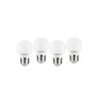 Wessex Electrical Wessex LED Frosted Dimmable Mini Globe Bulb Lamps 3.4W ES Cool White 470lm (4 Pack) Plastic