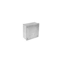 Wessex Electrical Wessex Metal Knockout Box 4" x 4" x 2" in Silver