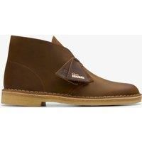 Clarks Originals Mens Desert Boot Leather Dark Beeswax Boots 7.5 UK