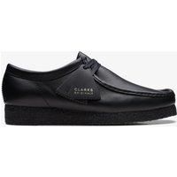 Clarks Originals Mens Wallabee Leather Black Black Shoes 10.5 UK