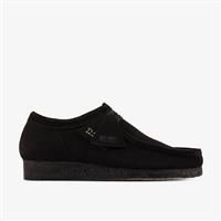 Clarks Wallabee Mens Black Shoes-UK 6 / EU 39.5