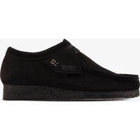 Clarks Originals Wallabee Womens Casual Shoes In Black Suede UK Size 3 - 8
