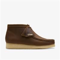 Clarks Wallabee Leather Mens Beeswax Brown Boots Moccasin Classic Casual Shoes